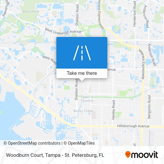 Woodburn Court map