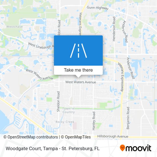 Woodgate Court map