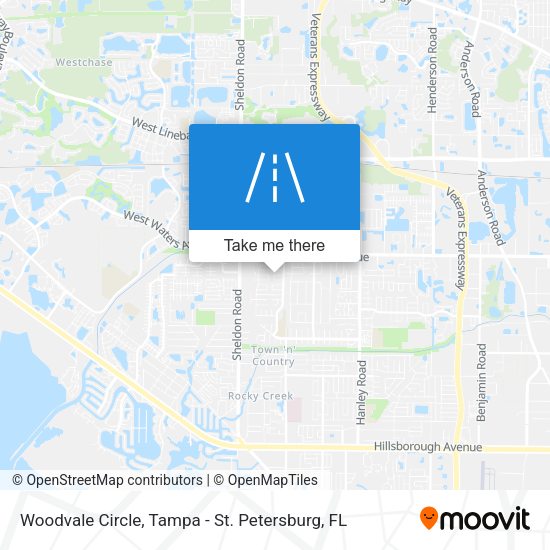 Woodvale Circle map