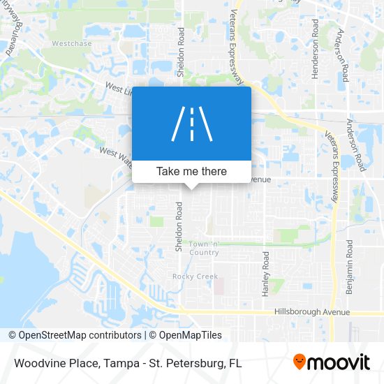 Woodvine Place map