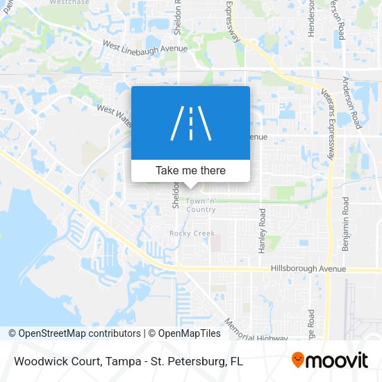 Mapa de Woodwick Court