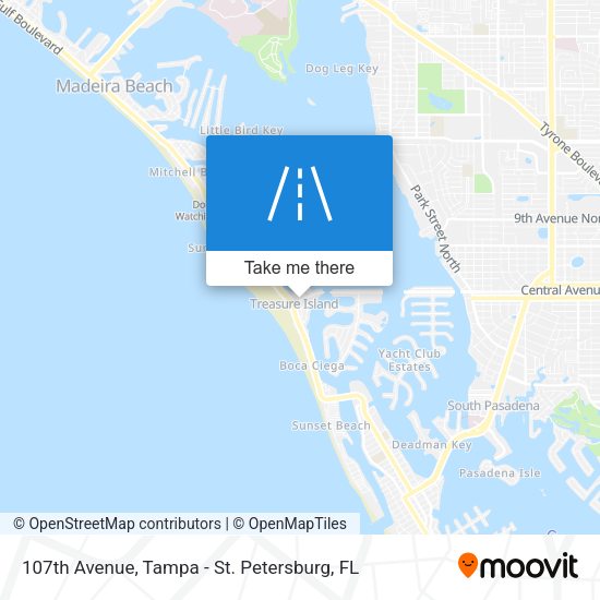 107th Avenue map