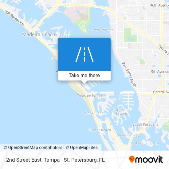 Mapa de 2nd Street East