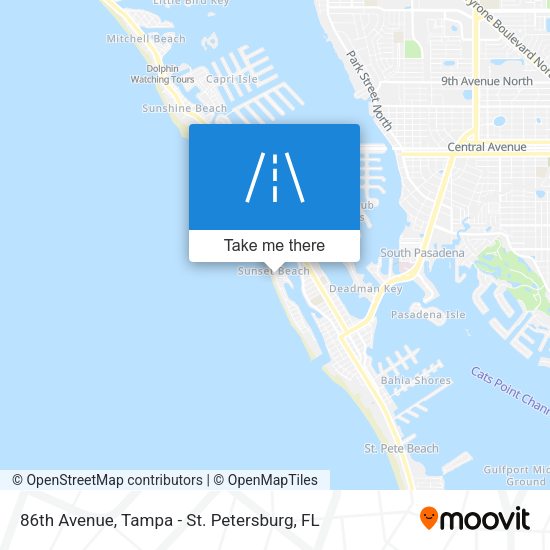 Mapa de 86th Avenue