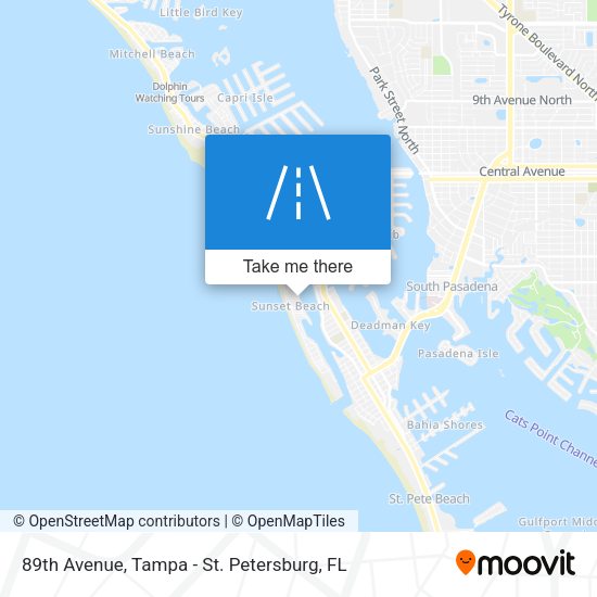 89th Avenue map