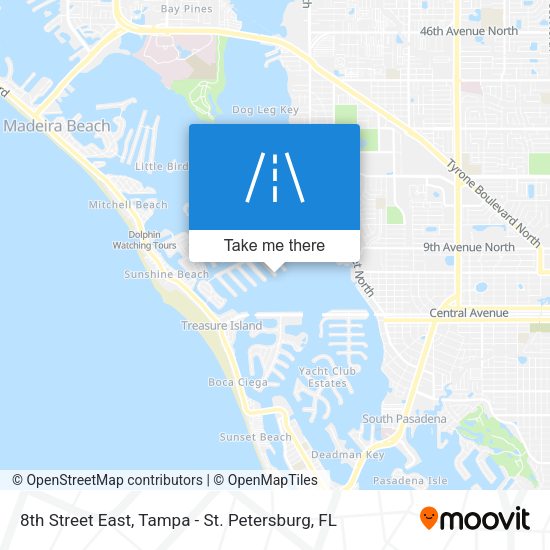 Mapa de 8th Street East