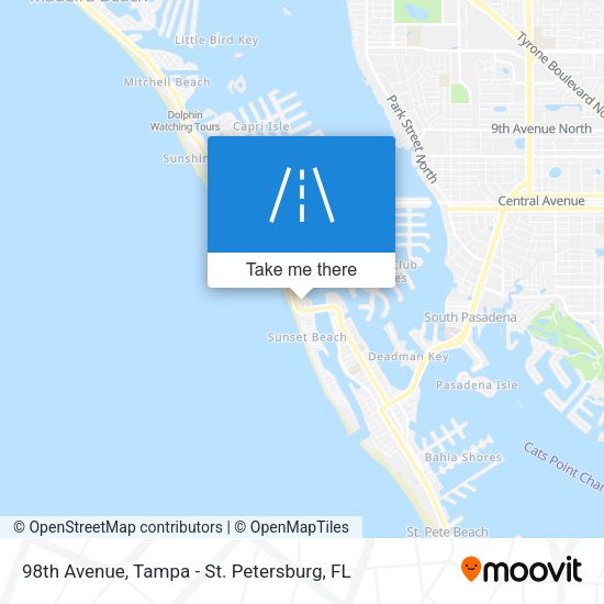 98th Avenue map