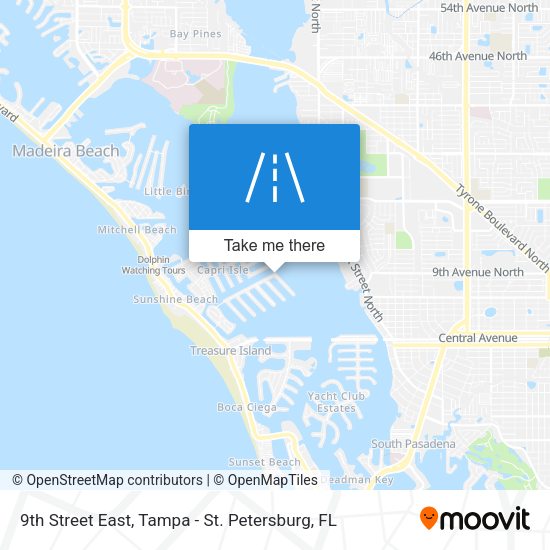 Mapa de 9th Street East