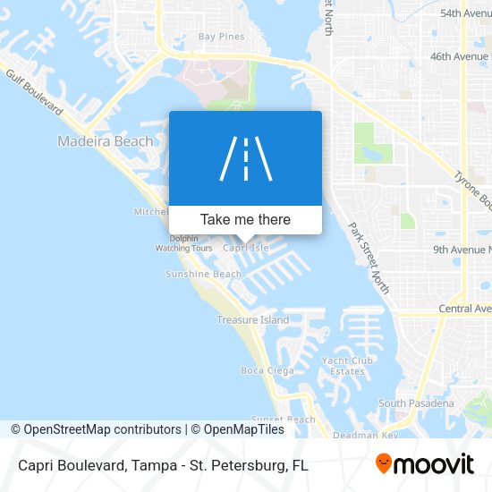 Mapa de Capri Boulevard