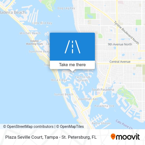 Plaza Seville Court map