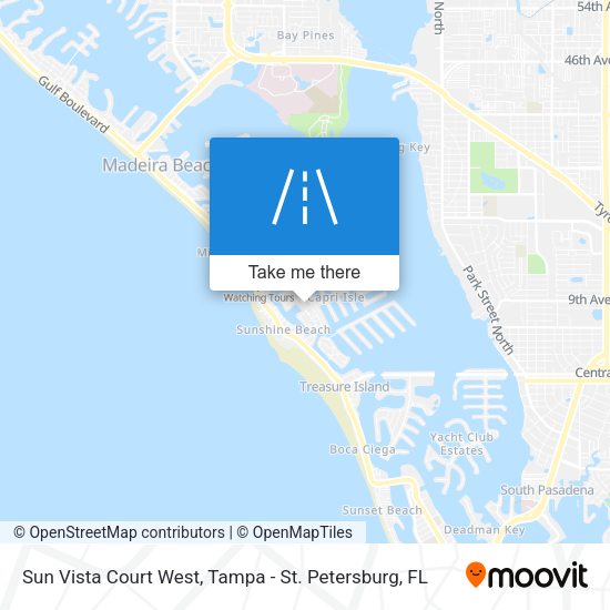 Mapa de Sun Vista Court West