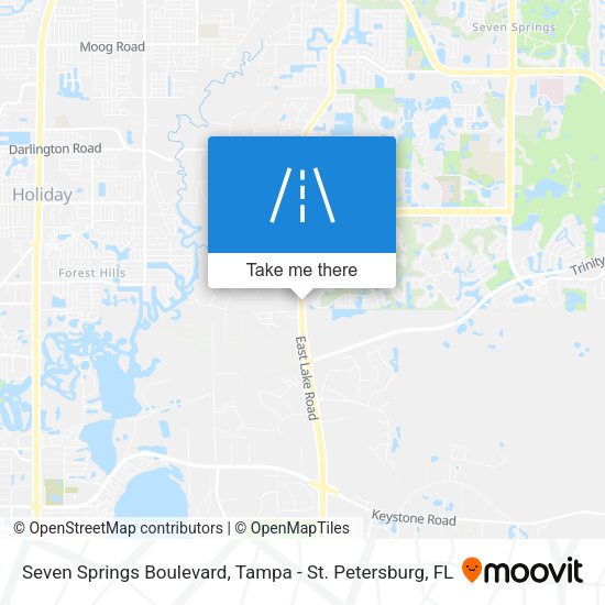 Mapa de Seven Springs Boulevard