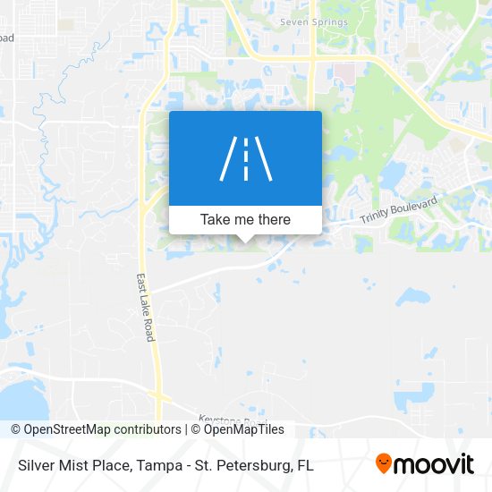 Silver Mist Place map