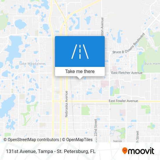 131st Avenue map