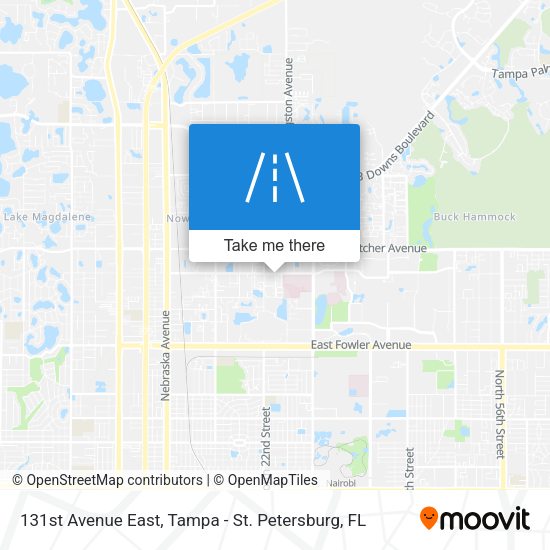 131st Avenue East map