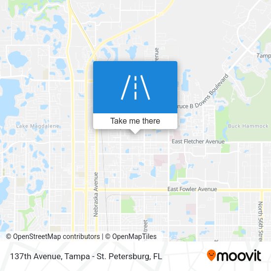 137th Avenue map