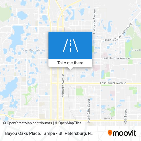 Mapa de Bayou Oaks Place