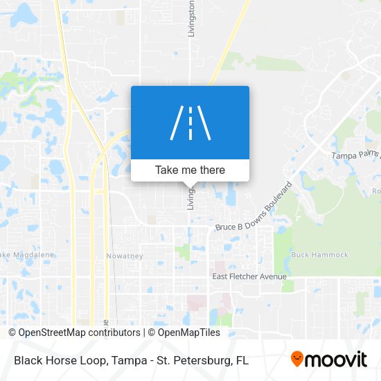 Black Horse Loop map