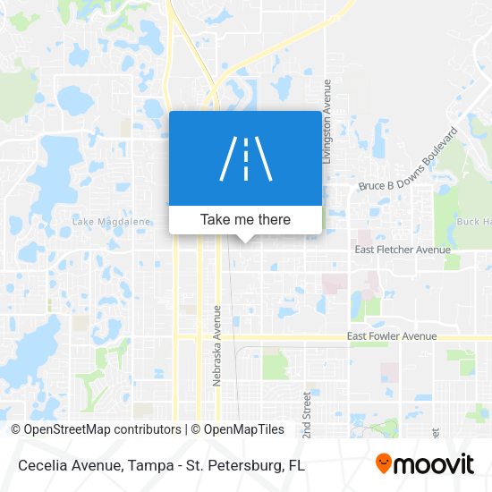 Mapa de Cecelia Avenue