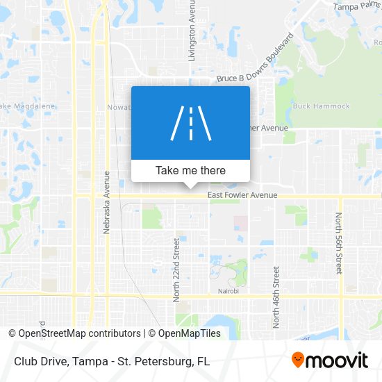 Club Drive map
