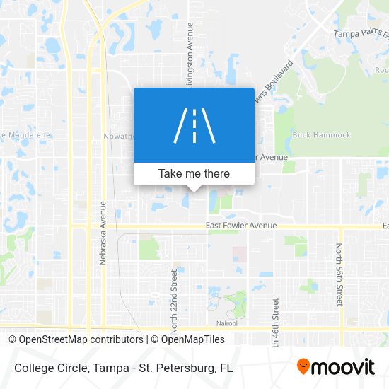 College Circle map