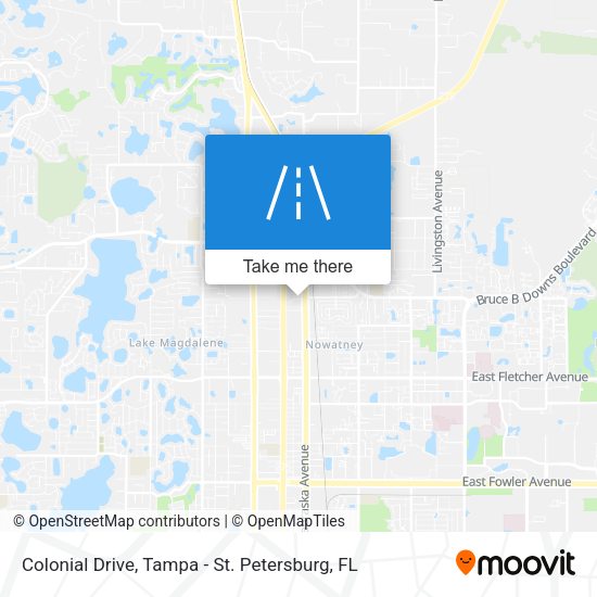 Colonial Drive map