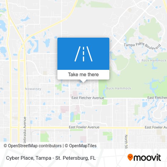 Mapa de Cyber Place