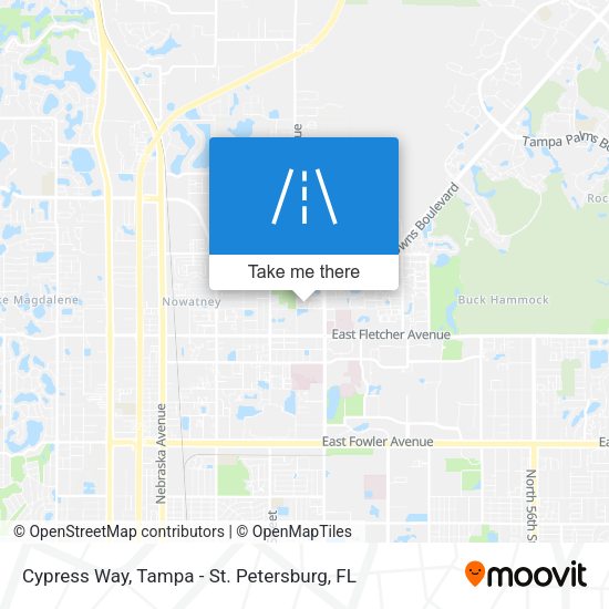 Cypress Way map