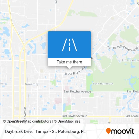 Mapa de Daybreak Drive
