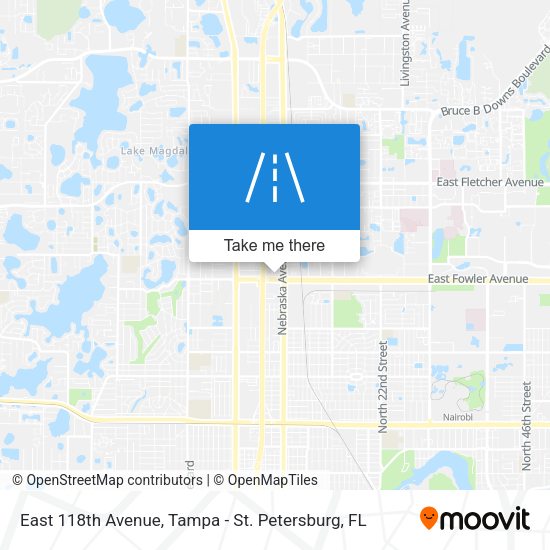 Mapa de East 118th Avenue