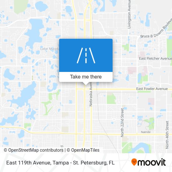 East 119th Avenue map