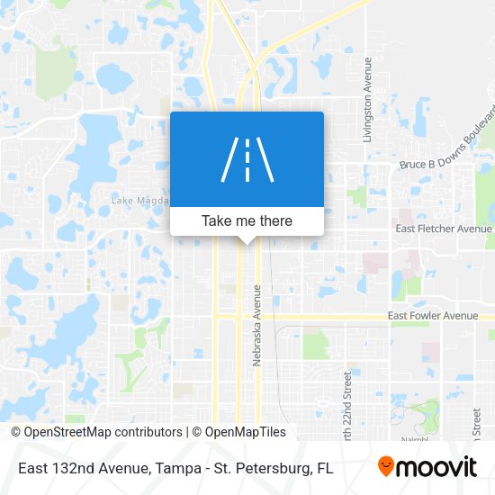 East 132nd Avenue map