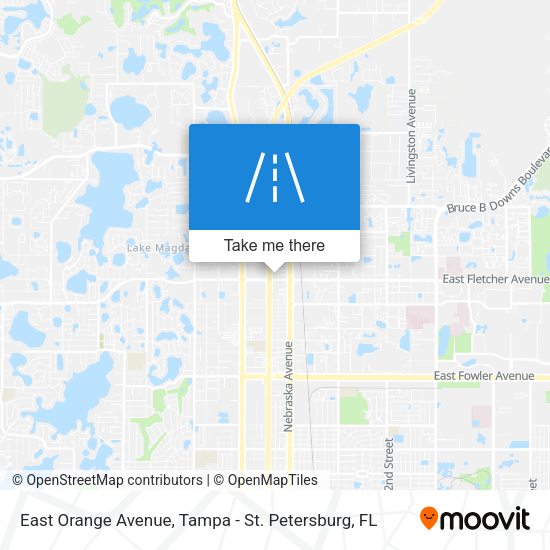 East Orange Avenue map