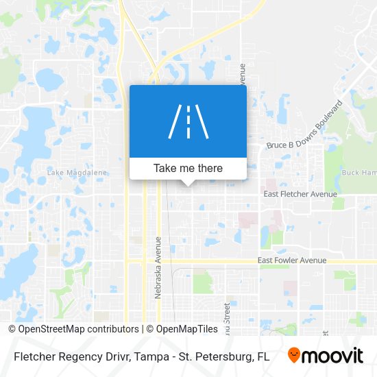 Fletcher Regency Drivr map