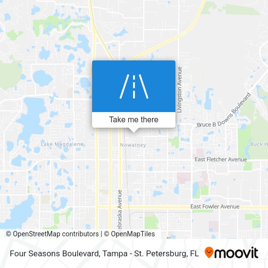 Four Seasons Boulevard map