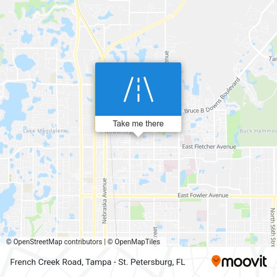 Mapa de French Creek Road