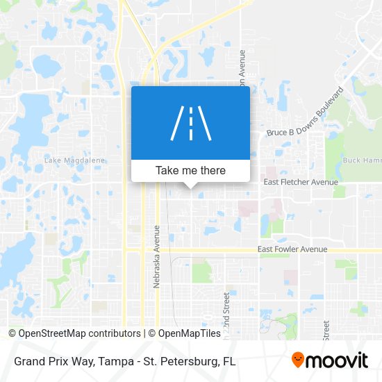 Mapa de Grand Prix Way