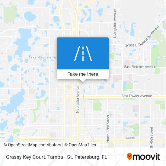 Grassy Key Court map