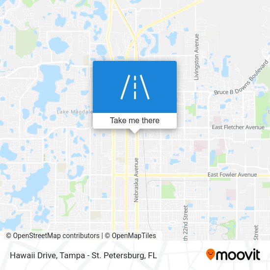 Mapa de Hawaii Drive