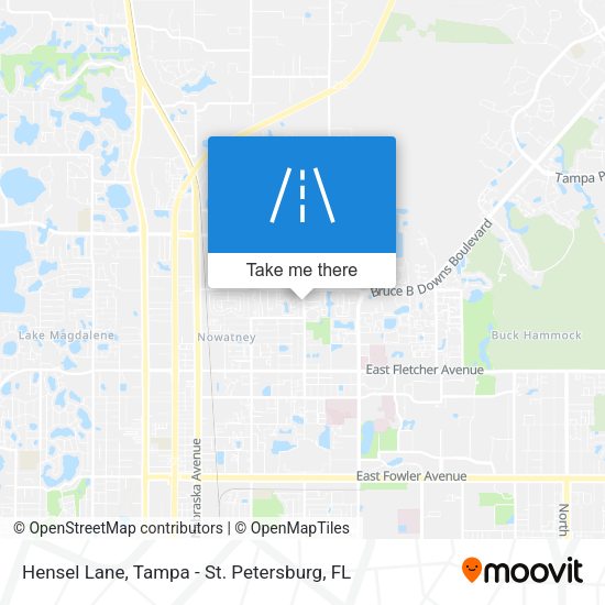 Hensel Lane map
