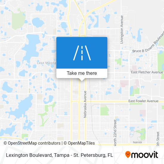 Mapa de Lexington Boulevard