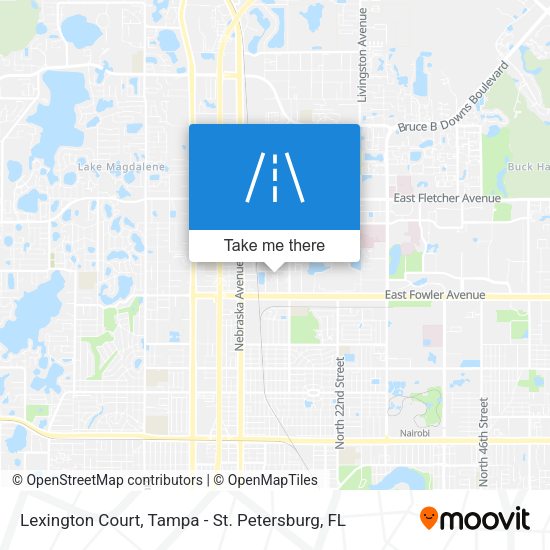 Mapa de Lexington Court