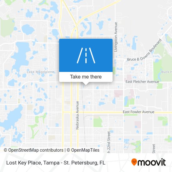 Lost Key Place map
