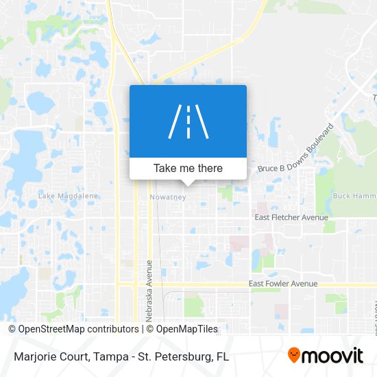 Marjorie Court map