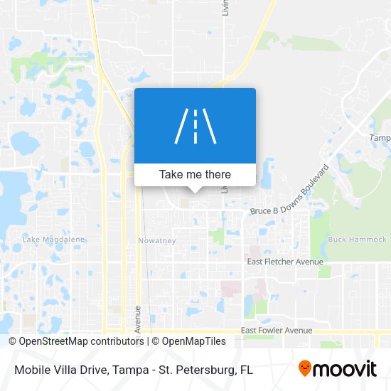 Mobile Villa Drive map