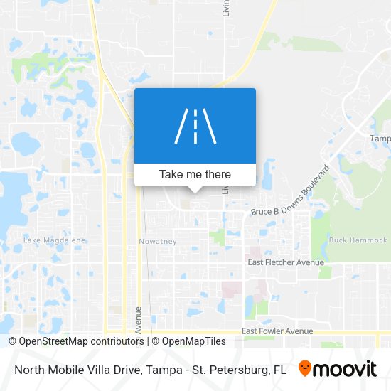 Mapa de North Mobile Villa Drive