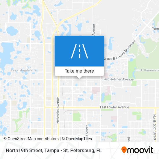 North19th Street map