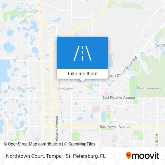 Mapa de Northtown Court