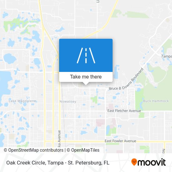 Oak Creek Circle map