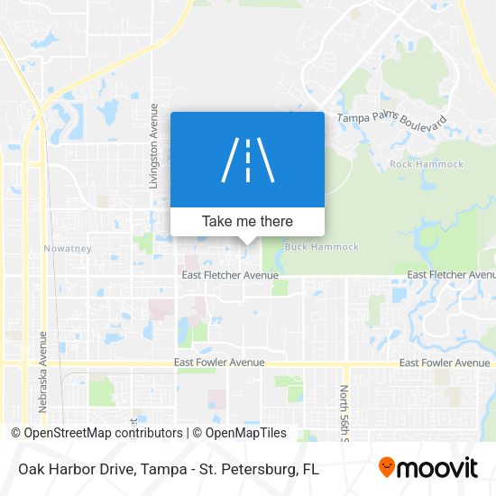 Mapa de Oak Harbor Drive